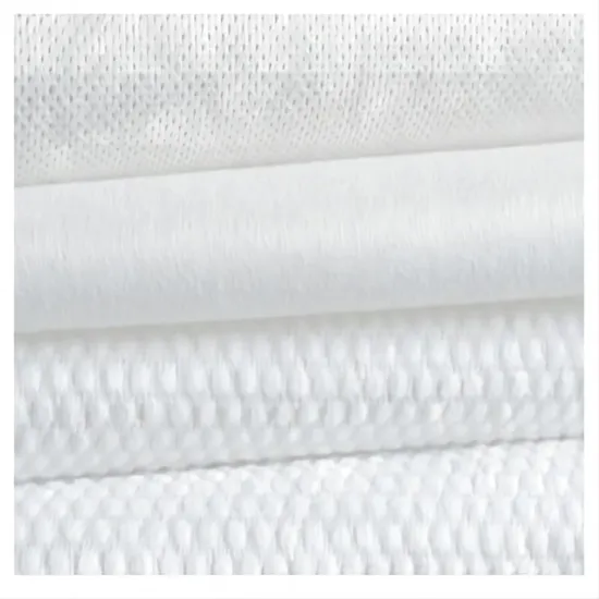 Tecido não tecido spunlace para matéria-prima de tecido seco úmido