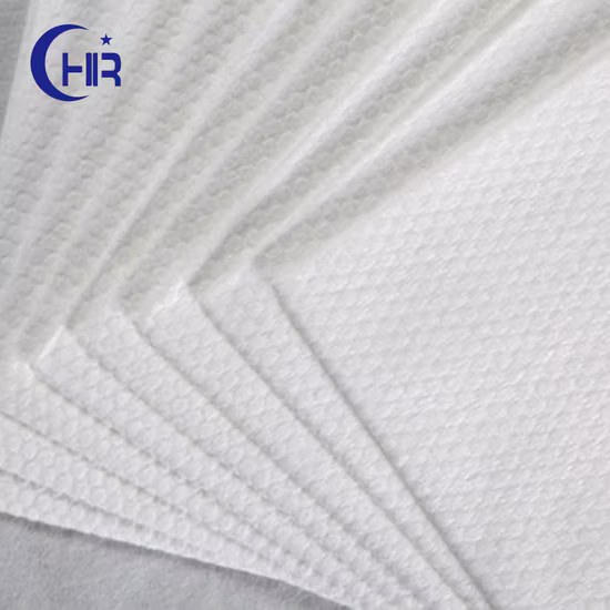 Tecido não tecido não tecido poliéster viscose spunlace para lenços umedecidos